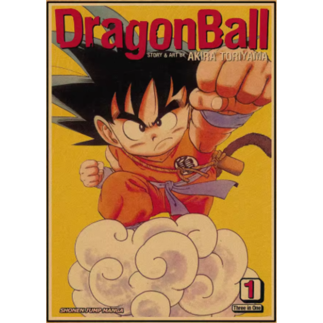 Retro Kame Poster Retro Dragon Ball 21X30CM