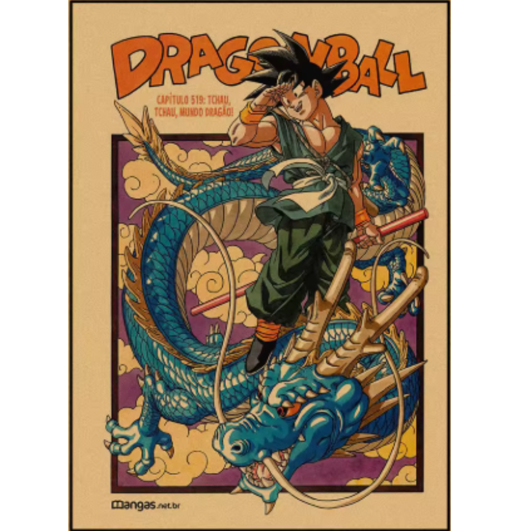 Retro Kame Poster Retro Dragon Ball 21X30CM
